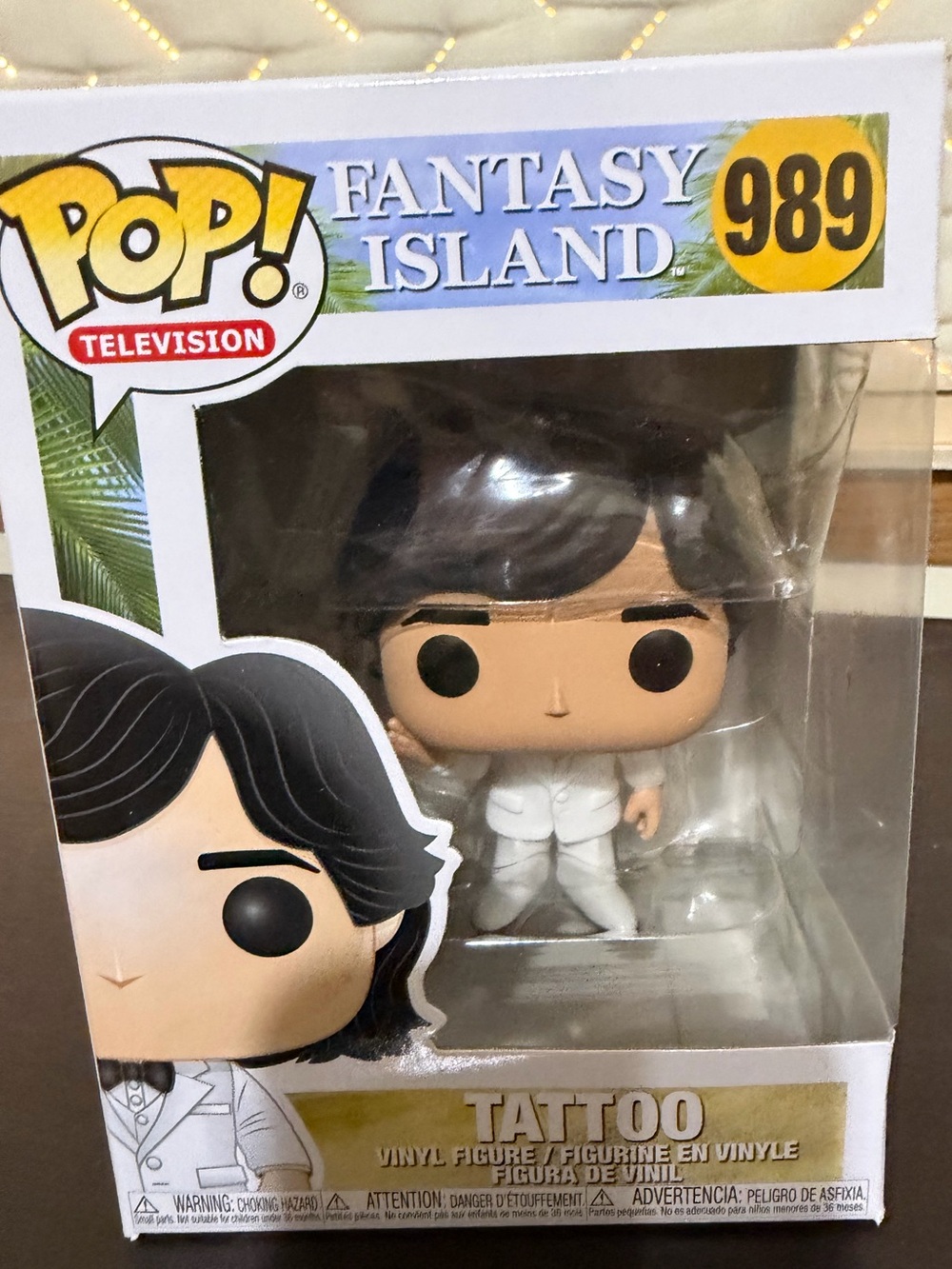 Funko Pop Television-Tattoo Vinyl Figure — White Outfit with Black Hair